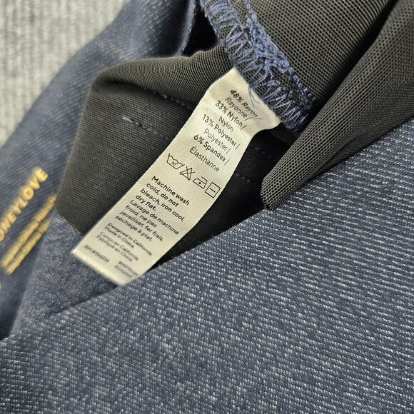 Honeylove Pants Womens Small EverReady Stormy Blue Stretch Slim Fit High Waist - Picture 6 of 7